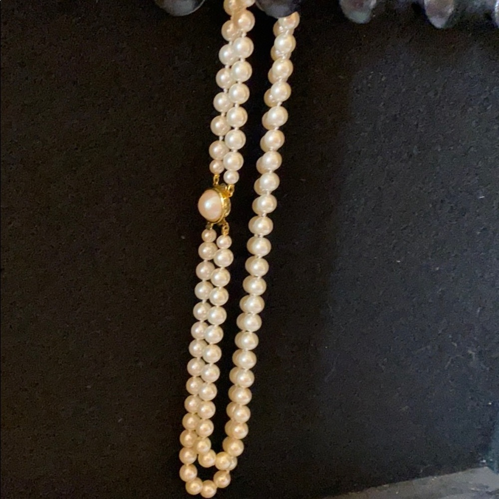 Vintage Faux Pearl Necklace